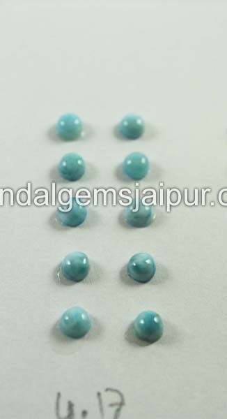 Larimar Smooth Round Cabochon